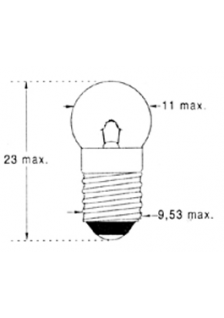 AMPOULE E10 BALLON 3.5V 200mA