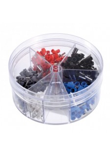 ASSORTIMENT D'EMBOUTS DE CÂBLAGE ISOLÉS - 400 PIÈCES