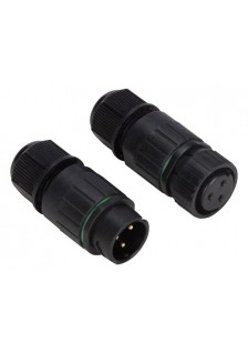 PAIRE DE CONNECTEURS 3 BROCHES