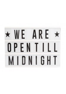 BOÎTE LUMINEUSE - 30 x 22 x 4.3 cm - CÂBLE USB