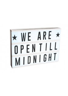 BOÎTE LUMINEUSE - 30 x 22 x 4.3 cm - CÂBLE USB