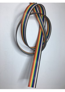 CABLE EN  NAPPE CODAGE COULEUR NON BLINDE 28AWG