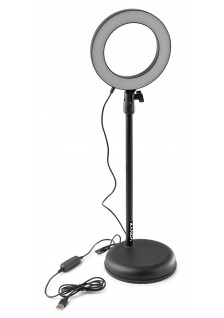 SUPPORT TÉLÉPHONE PORTABLE AVEC KIT D’ÉCLAIRAGE CIRCULAIRE