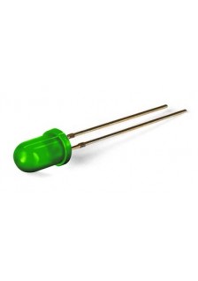 DIODES LED 5 mm VERTE - LOT DE 100 PIÈCES