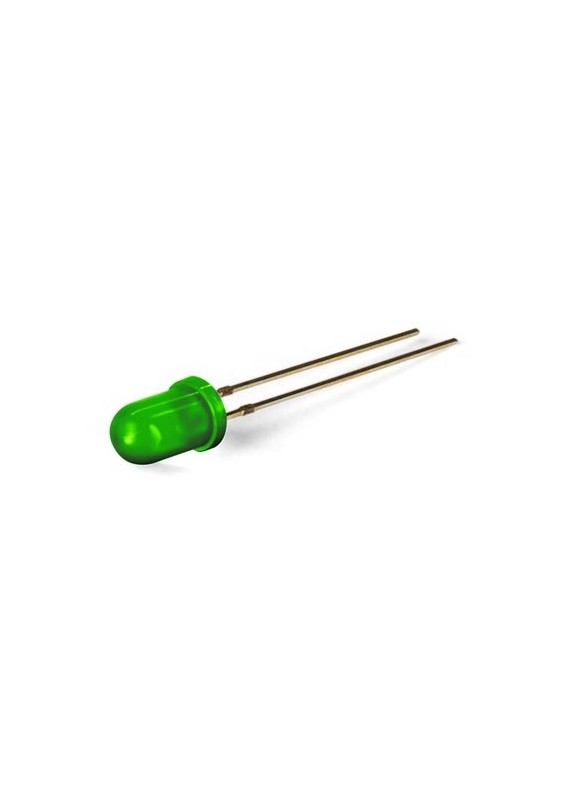 DIODES LED 5 mm VERTE - LOT DE 100 PIÈCES