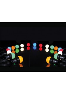 AMPOULES LED MULTICOLORES - 10 PIÈCES