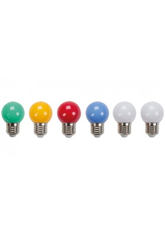 AMPOULES LED MULTICOLORES - 10 PIÈCES