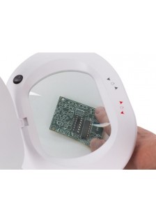 LAMPE LOUPE LED - INTENSITÉ VARIABLE - 5 DIOPTRIES - 60 LEDs