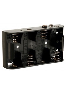 COUPLEUR DE 4 PILES C (LR14) - AVEC CONTACTS À PRESSION