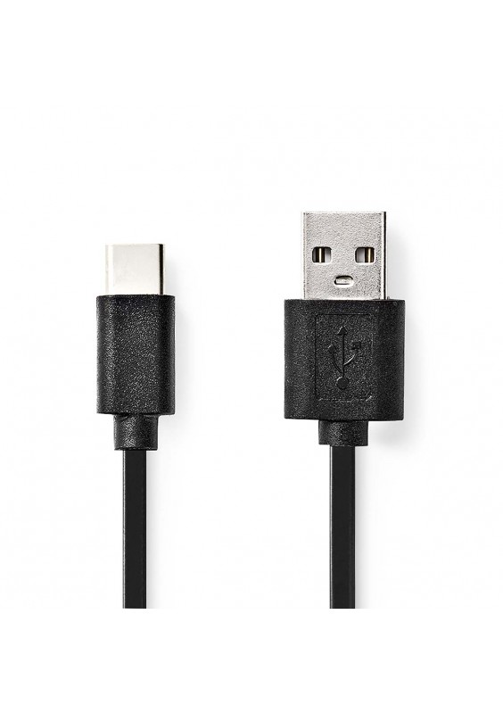 CÂBLE USB 2.0 - USB-C MÂLE / USB-A MÂLE - 2m