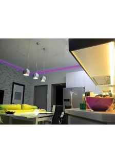 RUBAN DE LED COB - RVB ET BLANC 2700K - 896 LEDs/m - 5m - 24V - IP20