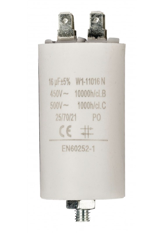 Condensateur de démarrage à cosses - 16.0µF / 450 V