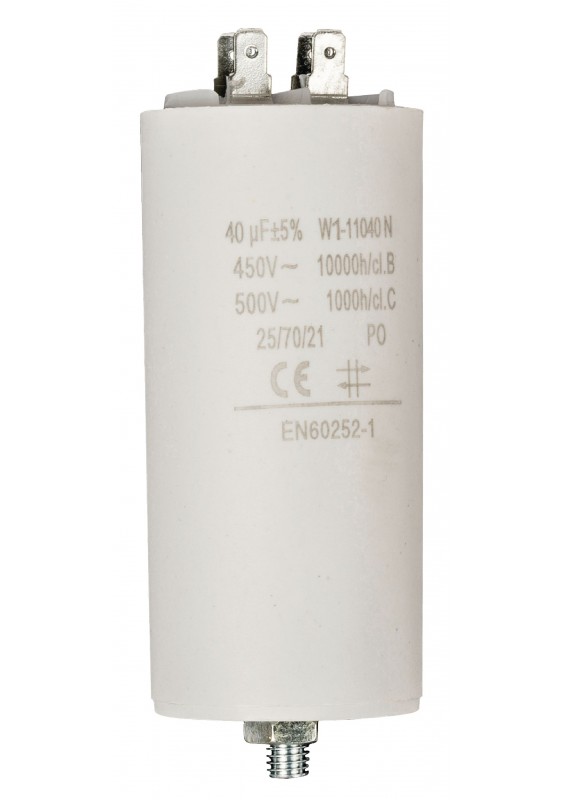 Condensateur de démarrage à cosses - 40.0µF / 450 V