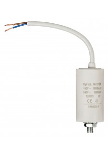 Condensateur de démarrage à câbles - 10.0µF / 450 V