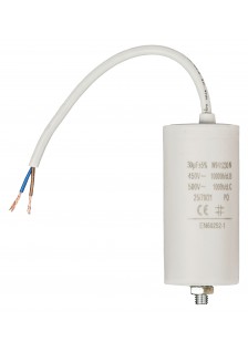 Condensateur de démarrage à câbles - 30.0µF / 450 V