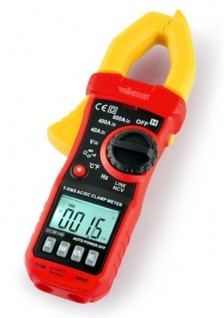 PINCE AMPÈREMÉTRIQUE - CAT III - 600 V - AC/DC - NCV - AVEC FONCTION DATA-HOLD