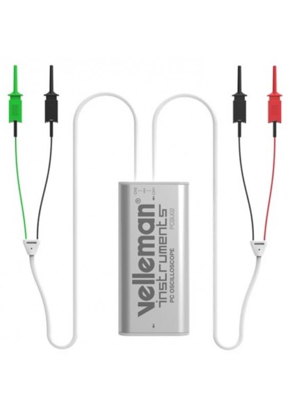 MINI OSCILLOSCOPE À 2 CANAUX POUR PC AVEC CONNEXION USB