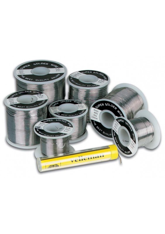 SOUDURE Sn 60% Pb 40% - Ø 0.6mm - 100g