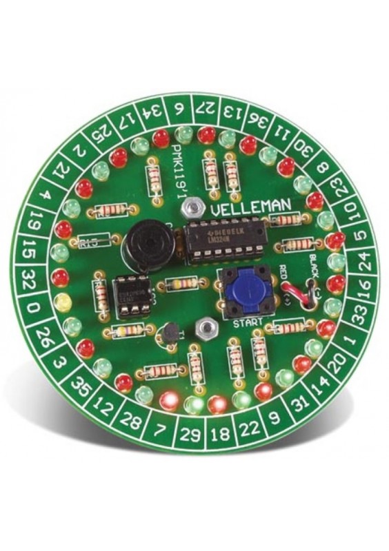 KIT DE SOUDAGE - ROULETTE DE CASINO 37 LEDs - WSG119