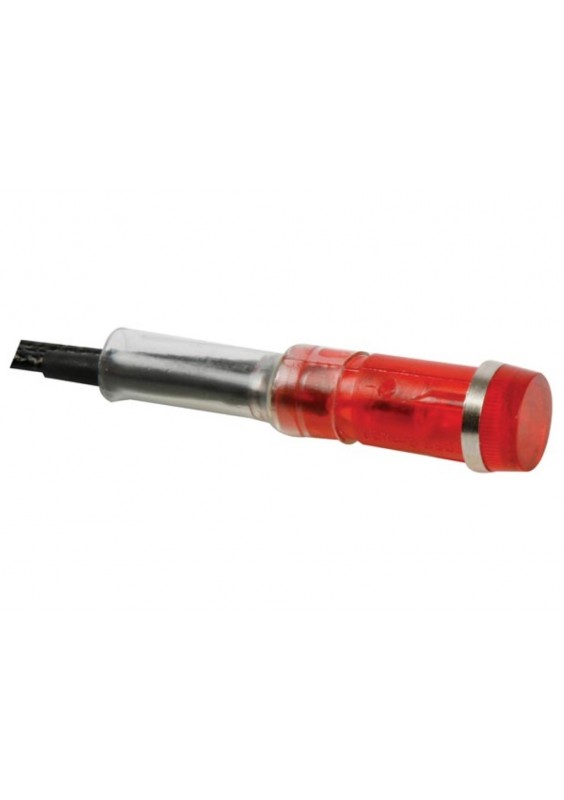 VOYANT ROND Ø 9mm 220V - ROUGE