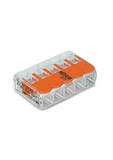 MINI BORNE À LEVIER WAGO WG415 5x0.2 - 4mm²