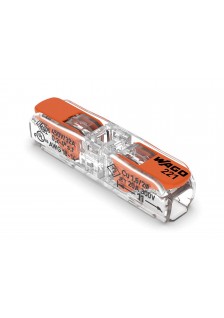 CONNECTEUR D'ÉPISSURE EN LIGNE À LEVIERS WAGO 0,2-4mm²
