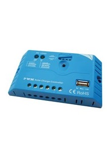 RÉGULATEUR SOLAIRE MLI AVEC CONNEXION USB - 10 A - 12/12 VCC