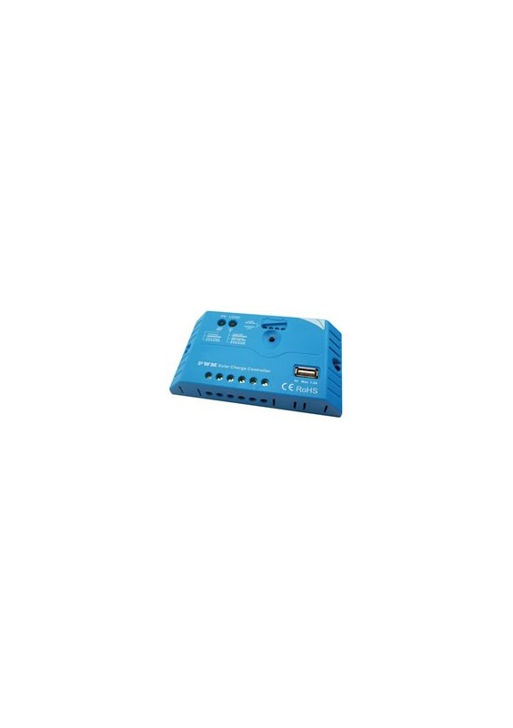 RÉGULATEUR SOLAIRE MLI AVEC CONNEXION USB - 10 A - 12/12 VCC