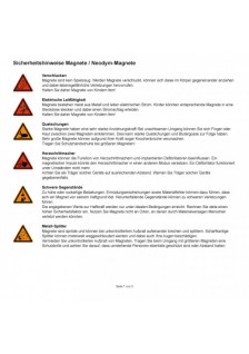 AIMANTS NÉODYME PUNAISES Ø 16x20mm - 12 PIÈCES