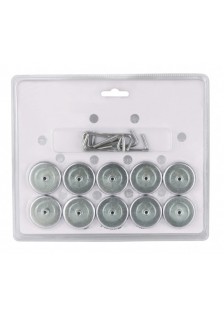 CROCHETS AIMANTÉS Ø 35x40mm - 10 PIÈCES