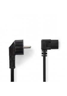 CORDONS SECTEUR IEC-320-C13  2m - NOIR COUDÉ