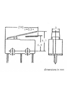 MICRORUPTEUR SUBMINIATURE 3A
