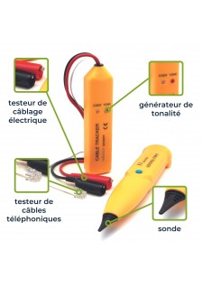 TESTEUR DE CÂBLE AVEC GÉNÉRATEUR DE TONALITÉ