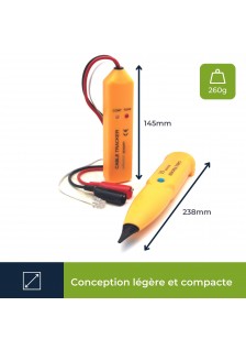TESTEUR DE CÂBLE AVEC GÉNÉRATEUR DE TONALITÉ