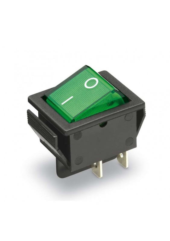 INTERRUPTEUR À BASCULE 15A-250V  LUMINEUX VERT