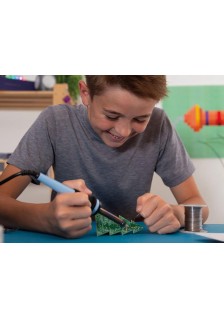 KIT DE SOUDAGE - SAPIN DE NOËL AVEC 16 LED CLIGNOTANTES - WSSA100