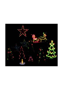 SAPIN DE NOËL LED 3D - WSSA130