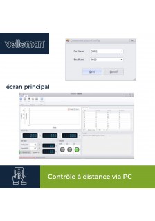 ALIMENTATION PROGRAMMABLE 0-30VCC/5A MAX - DOUBLE AFFICHEUR LED AVEC INTERFACE USB 2.0