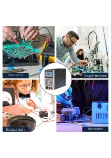 ALIMENTATION RÉGLABLE 0-30VCC/0-10A MAX - AVEC AFFICHEUR LCD