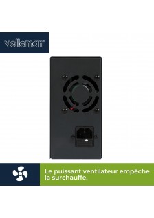 ALIMENTATION RÉGLABLE 0-30VCC/0-10A MAX - AVEC AFFICHEUR LCD