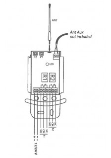 ENSEMBLE DE TÉLÉCOMMANDE SANS FIL À 2 CANAUX - LONGUE PORTÉE