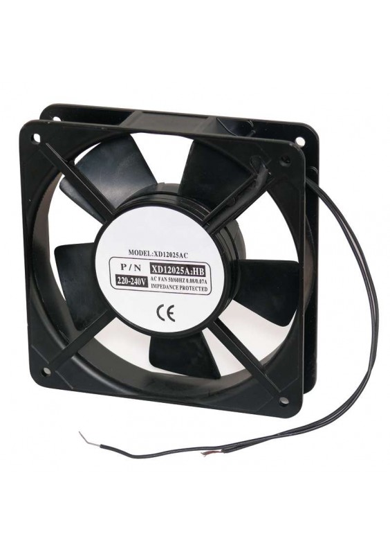 VENTILATEUR 230 VAC À BILLES - 120x120x25mm