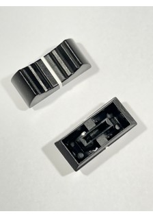 BOUTON NOIR POUR POTENTIOMÈTRE RECTILIGNE - LARGEUR 11mm