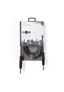 CORDON JACK 6.35 MÂLE/ JACK 6.35 MÂLE - 5m