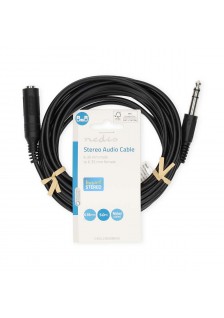 CORDON JACK 6.35 MÂLE ST / JACK 6.35 FEMELLE ST - 5m