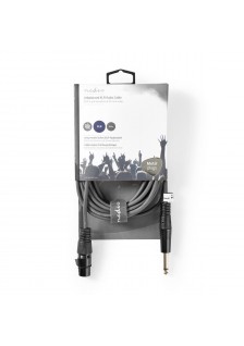 CORDON XLR FEMELLE / JACK 6.35 MÂLE - 5m