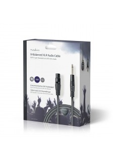 CORDON XLR FEMELLE / JACK 6.35 MÂLE - 10m