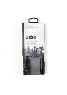 CORDON XLR MÂLE / XLR FEMELLE - 0.5m