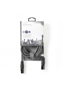 CORDON XLR MÂLE / XLR FEMELLE - 5m