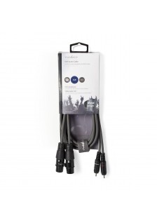 CORDON 2x XLR FEMELLE/ 2x RCA MÂLE - 1.5m